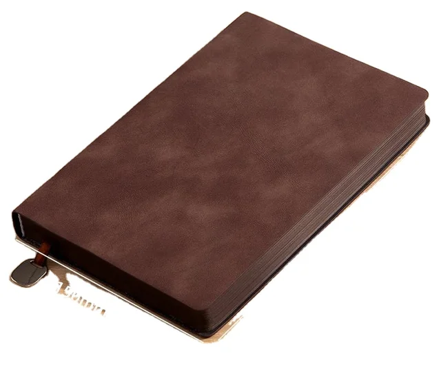 Factory direct sales notebook a5 small book business custom LOGO meeting record PU leather A4 notepad