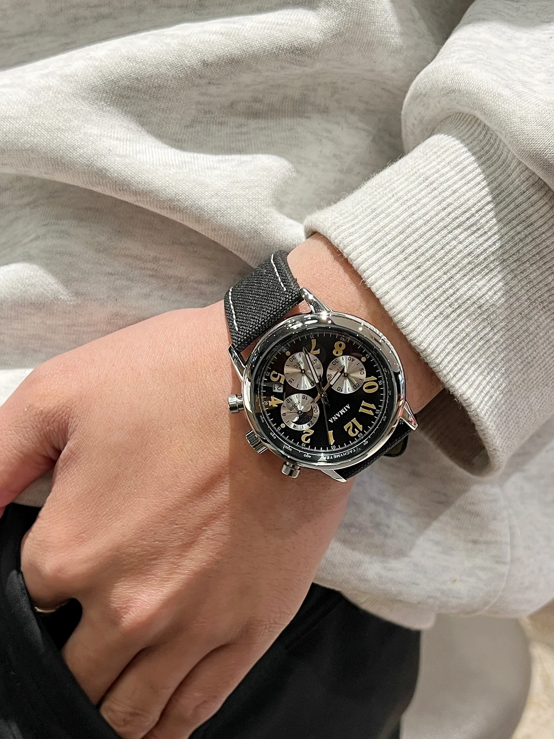 Luxury Cartoon Men's Sports Watch Waterproof Luminous Chronograph Date Display Alloy Lea aperçu 5