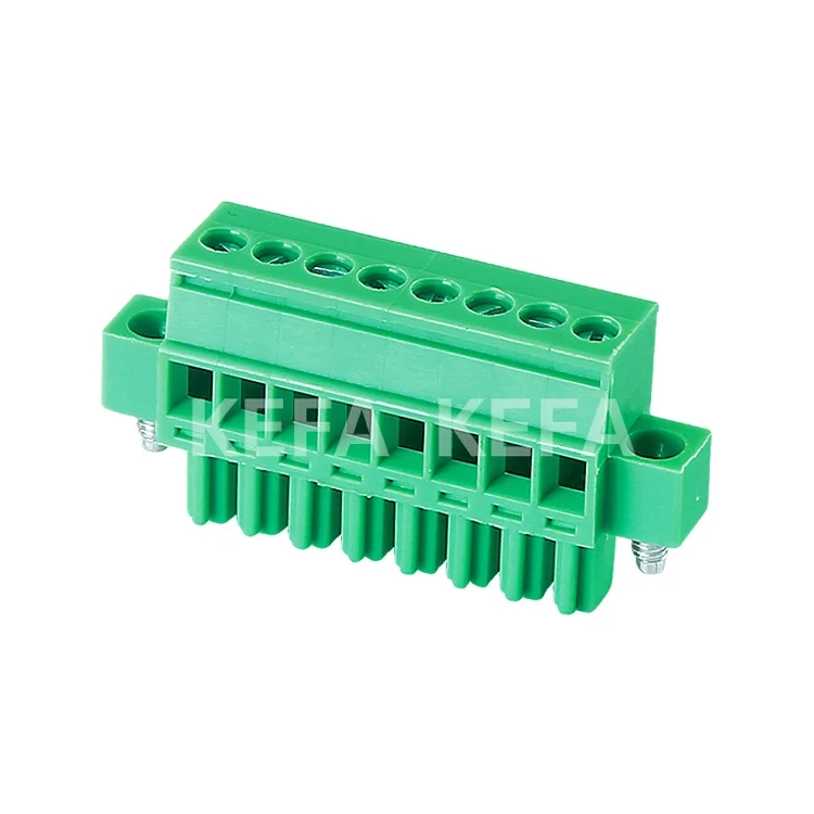 وحدة توصيل قابلة للتوصيل بمسافة 5.08 مم، KF2EDGKA-5.0-5.08، 300 فولت/10 أمبير، نوع التوصيل MKDS 3 3 5.08، كتلة طرفية قابلة للفصل