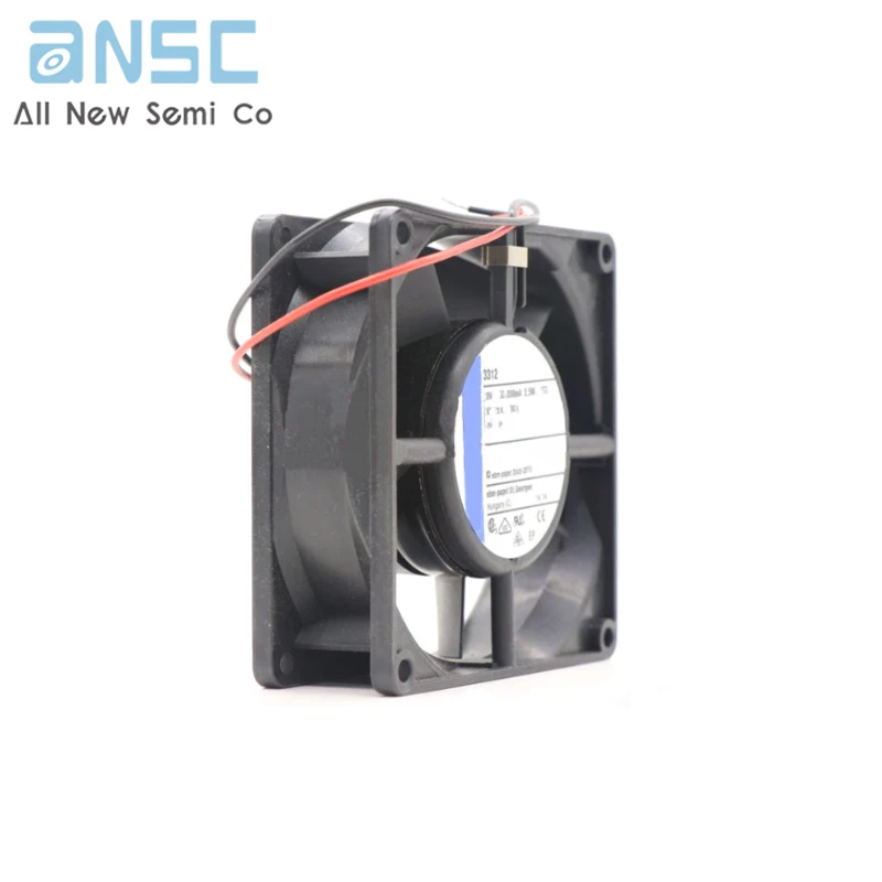 Original Axial fan 3312 12V 0.2A IP68 waterproof