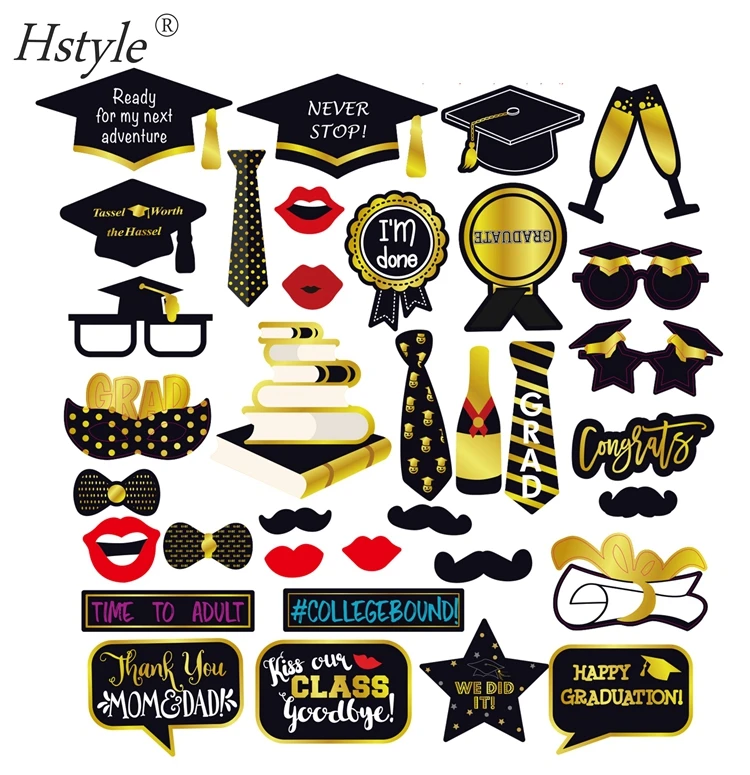 2023 Graduation Party Photo Booth Props, Graduation Photo Booth Props –  Tracy Digital Design