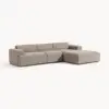 Tessuto spesso color taupe