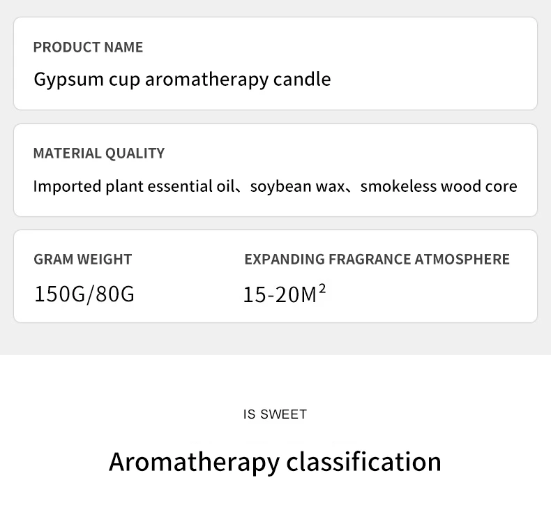 Wholesale Custom 80g 150g White Ceramic Jar Strong Luxury Scented