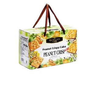 Direct Sales 800g Peanut Cake Biscuits Crispy Salty Taste Manufacturer Export Biscuits Wholesale