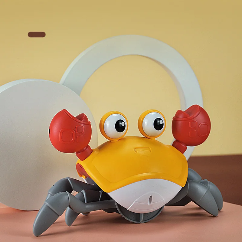 Electric Induction Crab Toy Simulation Cute Cartoon Automatic Obstacle ...