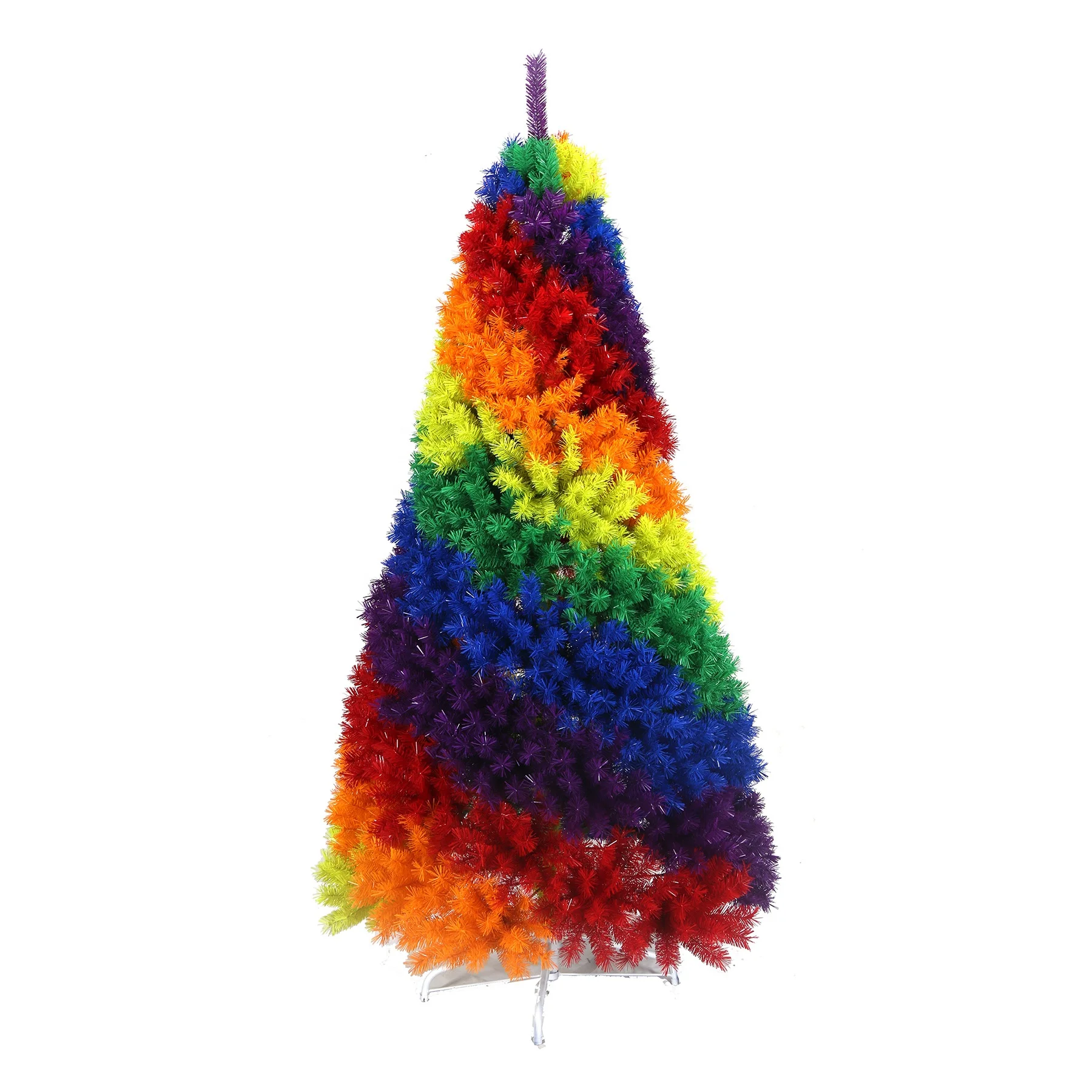 Rainbow Christmas Tree Wholesale Customizable Size Artificial Christmas
