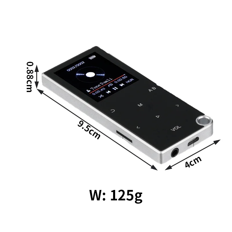 Портативный MP4-плеер BT5.0 с сенсорным экраном