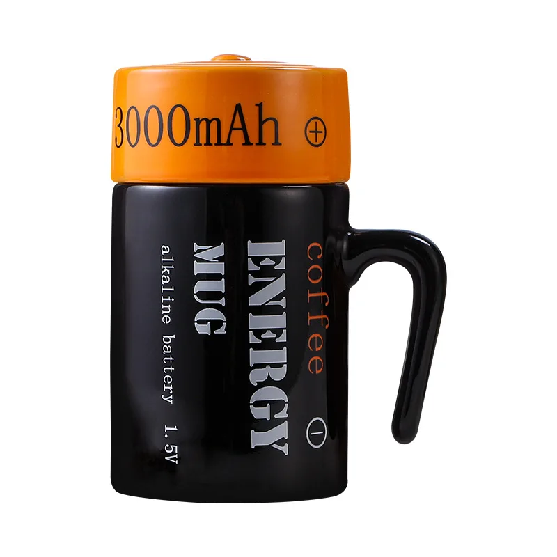 Energize Battery Mug Novelty Coffee Tea Cup