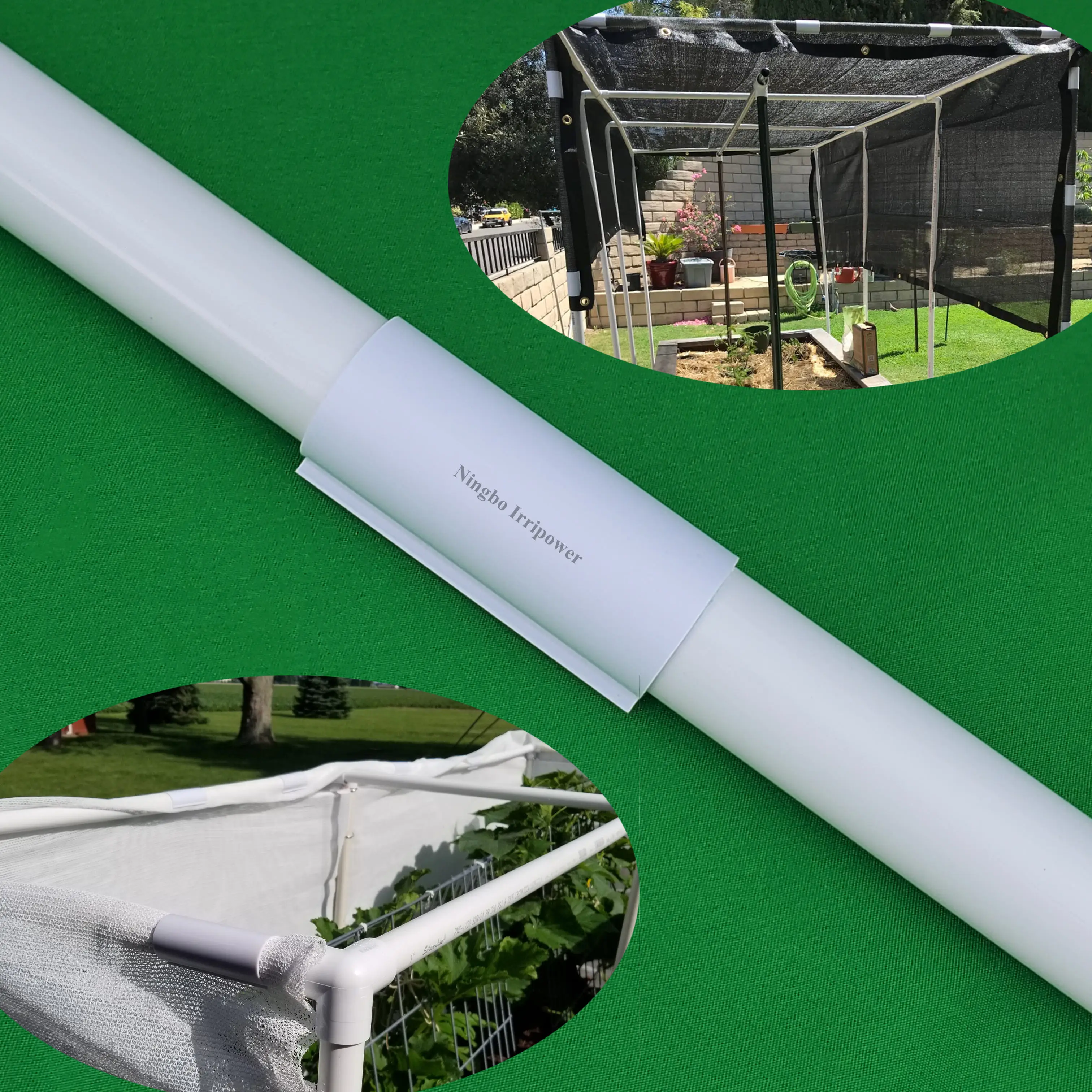 White Farm Greenhouse Film Plastic Clamps White Clamp Pvc Pipe Plastic ...