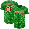Kelly Green  Red  White