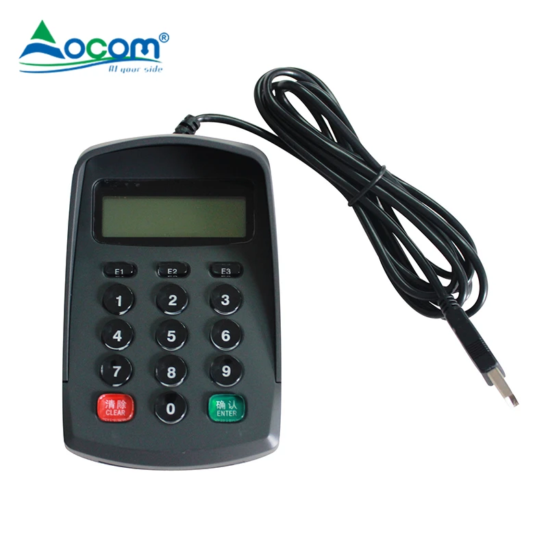 KB15 OCOM 15 Keys Numeric Pinpad Keypad Organic Glass Buttons API Supporting Customized