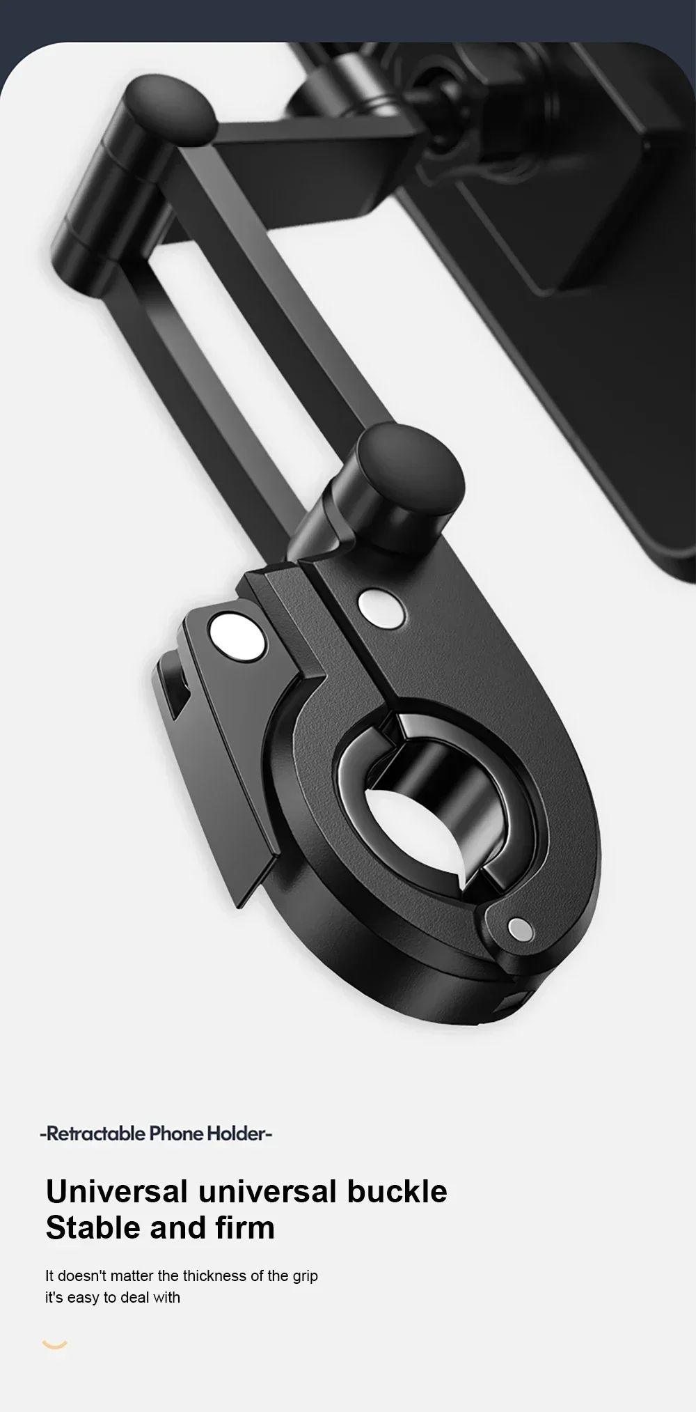 Universal Waterproof Motorcycle Bike Mobile Phone Holder Support Bicycle GPS 360° Swivel Adjustable Cellphone Holder