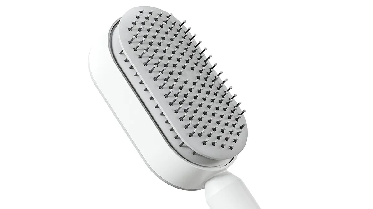 3d Air Cushion Scalp Massage Detangling Comb Selfcleaning Hairbrush One ...