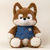 Veste en jean marron Running-husky