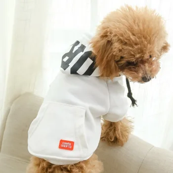 Pet Apparel Fashion Designer Inspired Fourleg Pet Clothing Big Dog Spring Label Lovely Cotton Coat Luxury Brand Dog Clothes