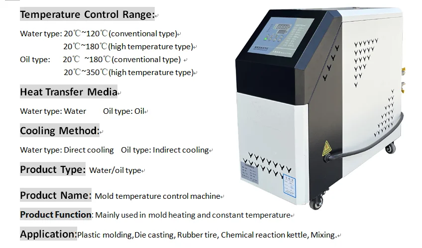 Water Type Mold Temperature Controller Unit for Injection Machines ...