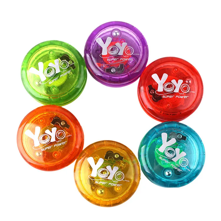 Flash Yoyo Ball for Beginner Poly Carbonate Plastic Yoyo Christmas RDR 