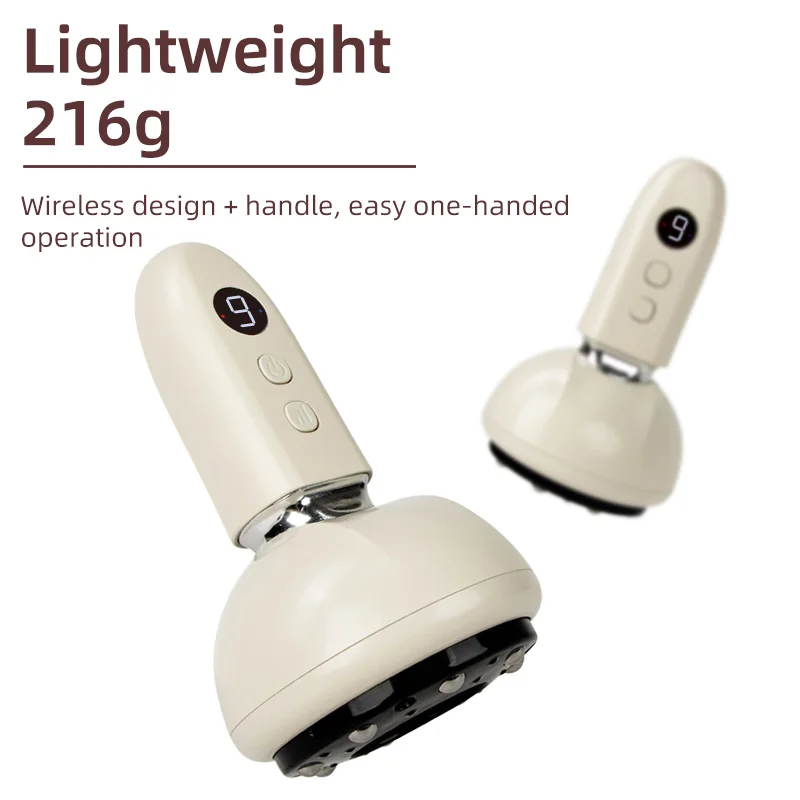 BG05 Electric Cupping Massager | 9-Speed Heated & Vibration Therapy with Deflation Option