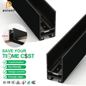 New Designer Tendencia Modern Recessed Indoor Lighting 10w 20w 30w  Home Commercial Linear 24v Magnetic Led Track Focus Light