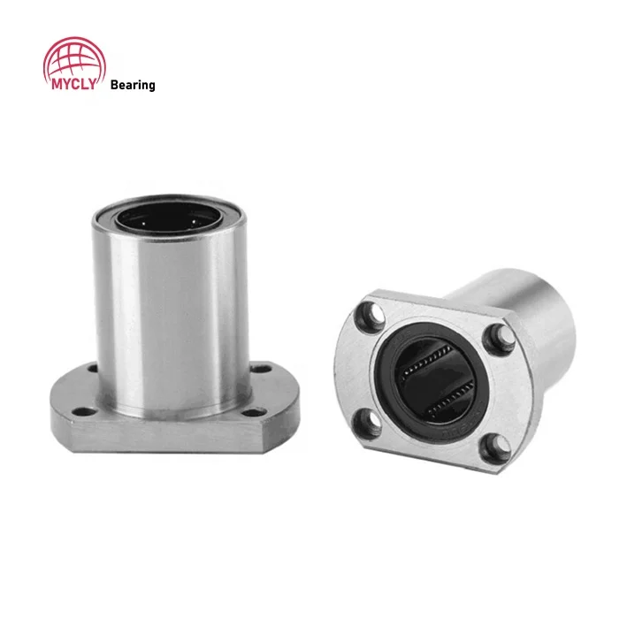 Two Side Cut Linear Flange Slide Ball Bearing LMT10UU LMH10UU Bearing LMH10