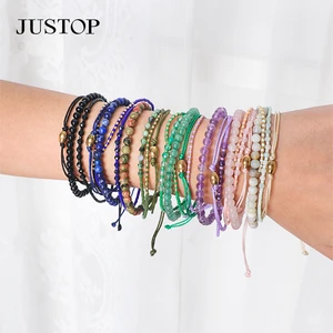 Wholesale Fashion Jewelry Women Stainless Steel Multilayer Beads Accessories Women Couple Charms Bracelets