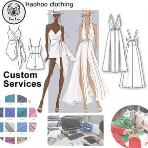 Latest Chic Design Plain Color Zig Zag Apparel Summer Women Casual Elegant Maxi Slip Dresses