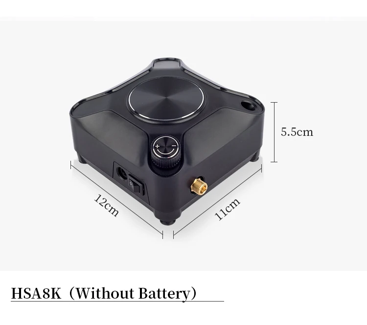 Hs08acsk Airbrush Mini Compressor Hobby Nail Art Airbrush Machine Set