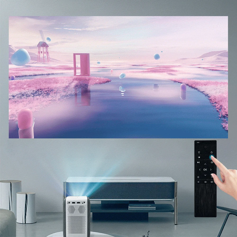 Touyinger H6 Pro Portable Projector - Smart Android 3D HD