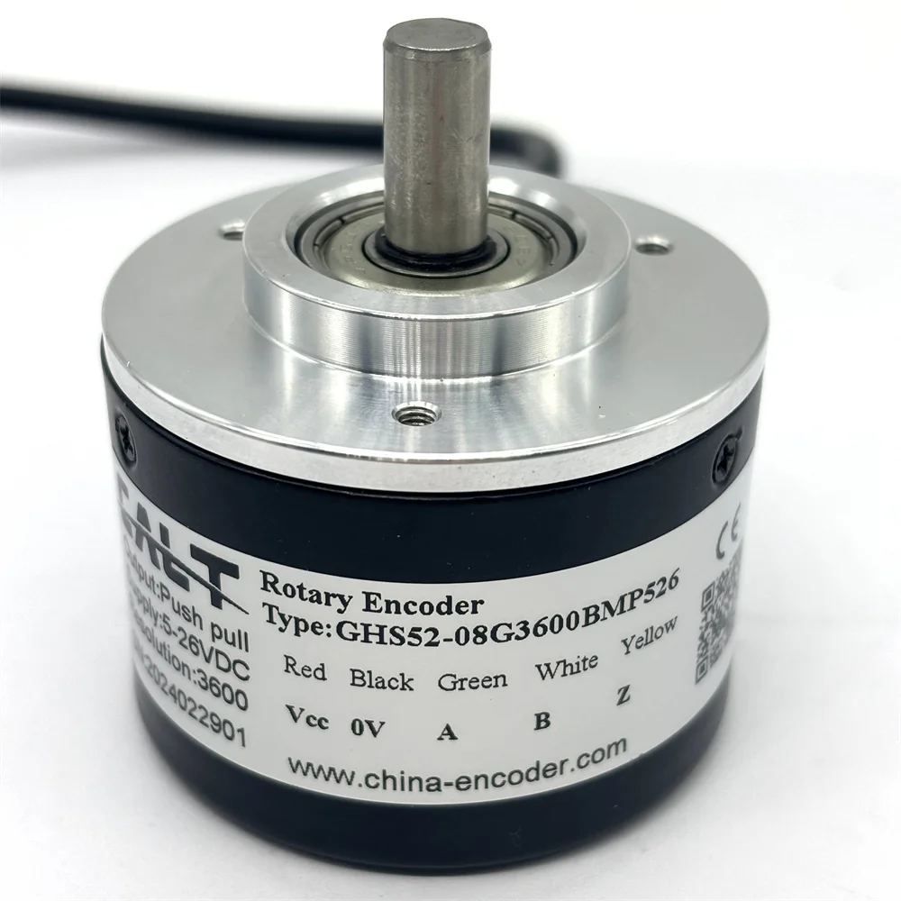 52mm push pull incremental rotary encoder 5 26v calt 3600ppr ghs52