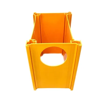 factory direct price good quality Anti aging pvc plastic profile ABS extrusion square profiles for building