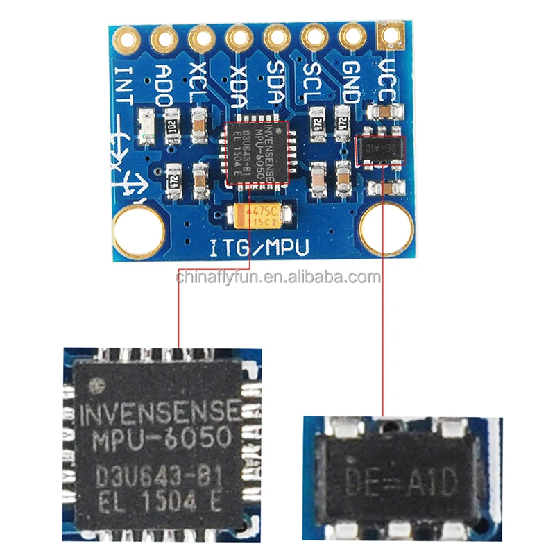 Gy-521 Mpu6050 Module Mpu-6050 6dof Imu Breakout Break-out Board With ...
