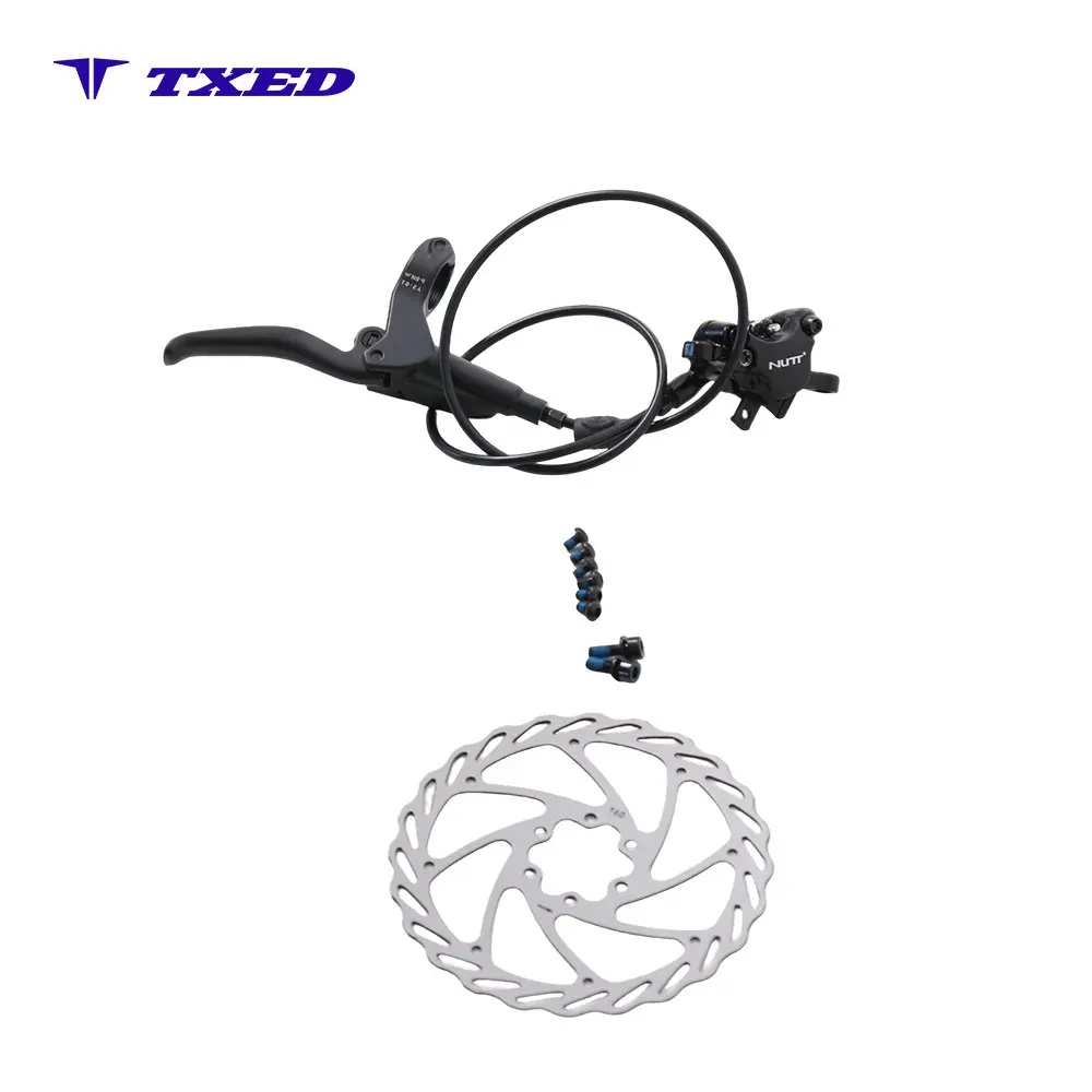 Post Mount Front Hydraulic Disc Brake Kit With 800mm Brake Hose & 160mm Stainless Steel Rotor