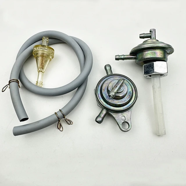 Motorcycle Spare Parts Gas Fuel Switch Pump Valve Petcock GY6 - 50 GY6-125 Fuel Tank Switch KYMCO Oil Fuel Tank Cock