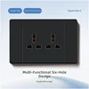 Multi-functional six-hole socket