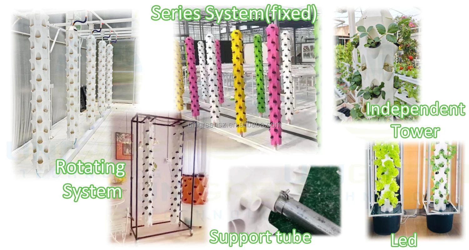Tower System Vertical Petal Tower Hydroponic - Smart Growth System