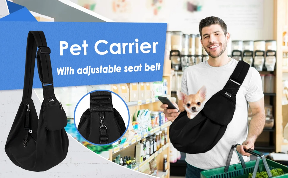 Outdoor Pet Front Carriers Travel Product Crossbody Shoulder Dog Cat