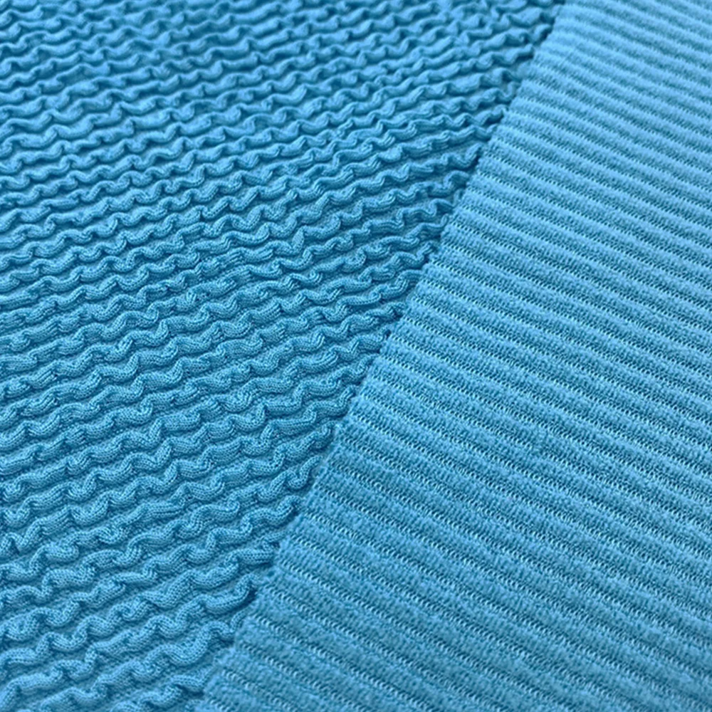 Oekotex Certified 92 Polyester 8 Elastane Upf 50 Jacquard Terry Swim