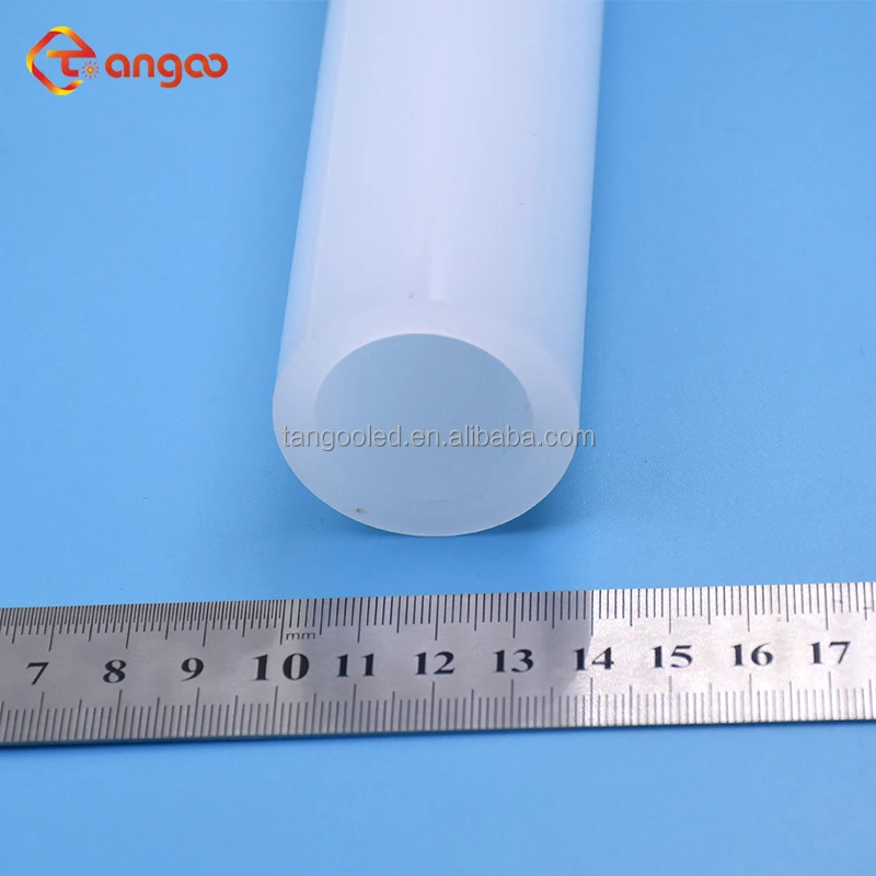 25mm Hot Bending Light Diffusing Acrylic Plastic Pipe Tube Pmma Round Diffuser Cover for Led Wall or Ceiling Light
