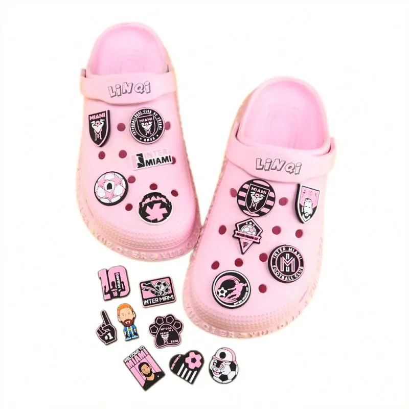 Hot Selling Argentina for Messi Soccer Sports Star Shoe Charms Custom  Football Team Clog Charms