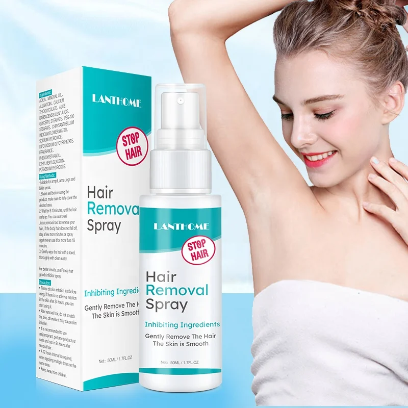 Lanthome New Product Wholesale Painless Permanent Hair Removal Spray for Women and Men Remove
