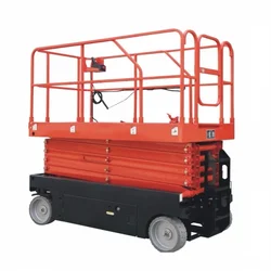 Мобильный Электрический самоходный гидравлический ножничный подъемник с питанием от батареи 220 В по хорошей