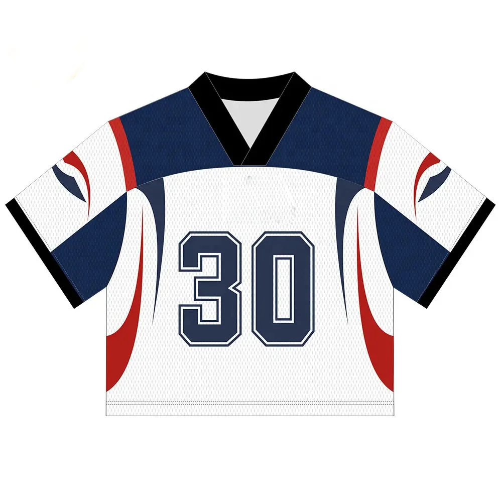 Custom Classic American Football Jersey Manufacturers Breathable Mesh Sublimation Street Soccer Shirts Team Jersey