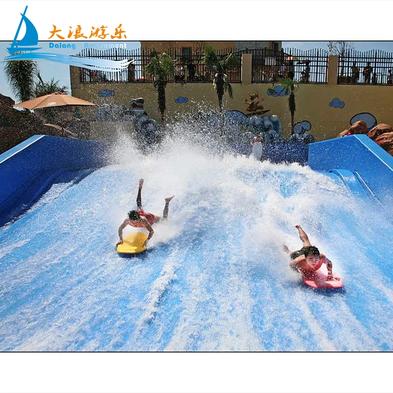 Surf Simulating Flow Rider With Wave Surfing Machine for Water Park Flowrider Wave Surf for Pirvate Swimming Pool