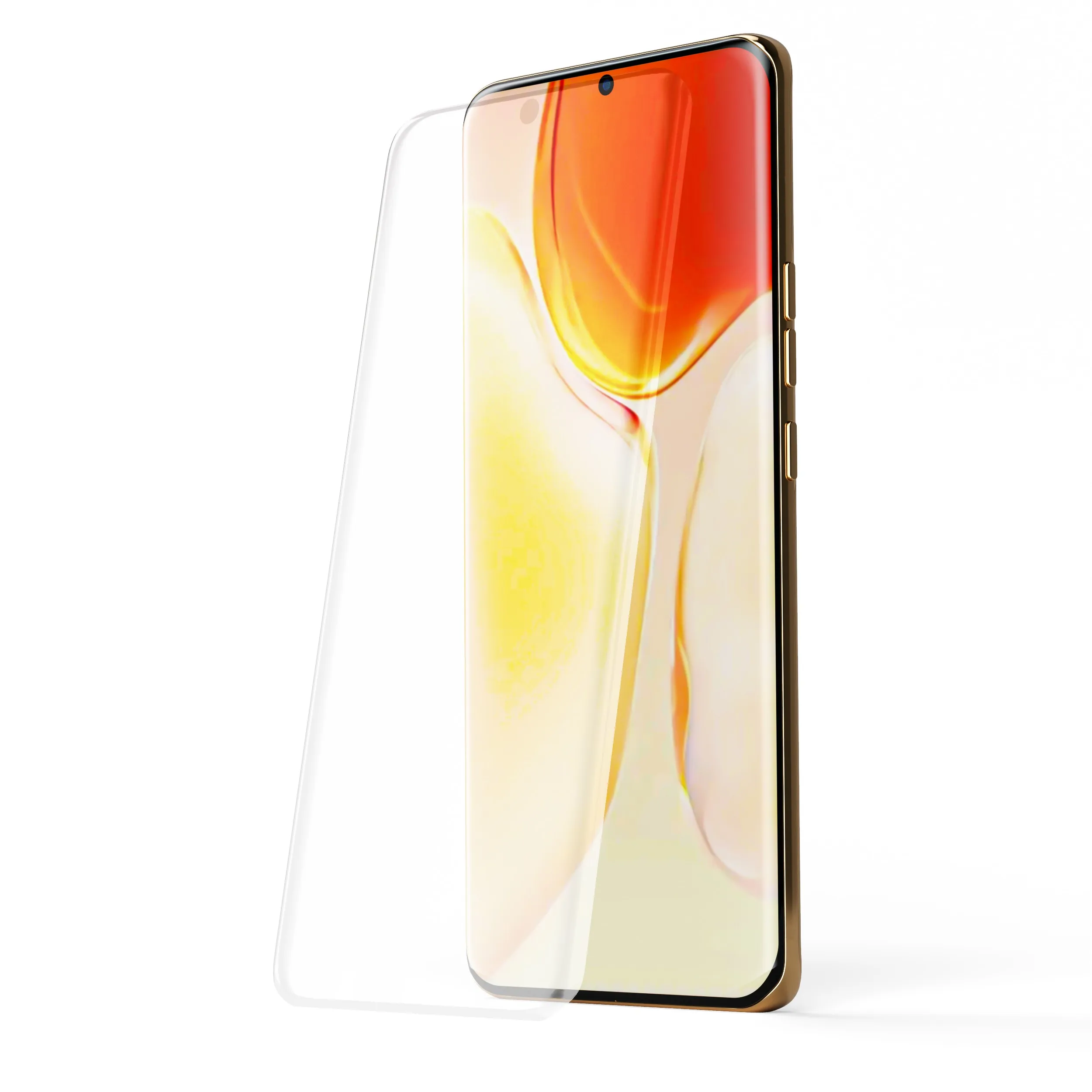 2024UV Glass full cover Tempered glass screen protector for Curved Phone for Samsung Galaxy S22 Ultra for XIAOMI for OPPO