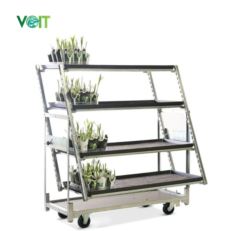 Elevate Floral Display Capabilities Professionally Designed Display Cart for Plant and Flowers