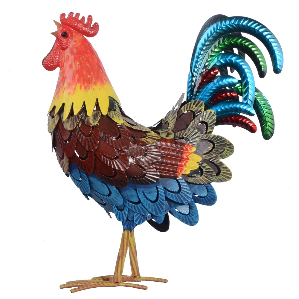Artificial Animal Chicken Solar Garden Light Ornaments  Crafts Lights for Home Garden Outdoor Yard