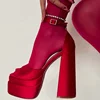 Open toe red