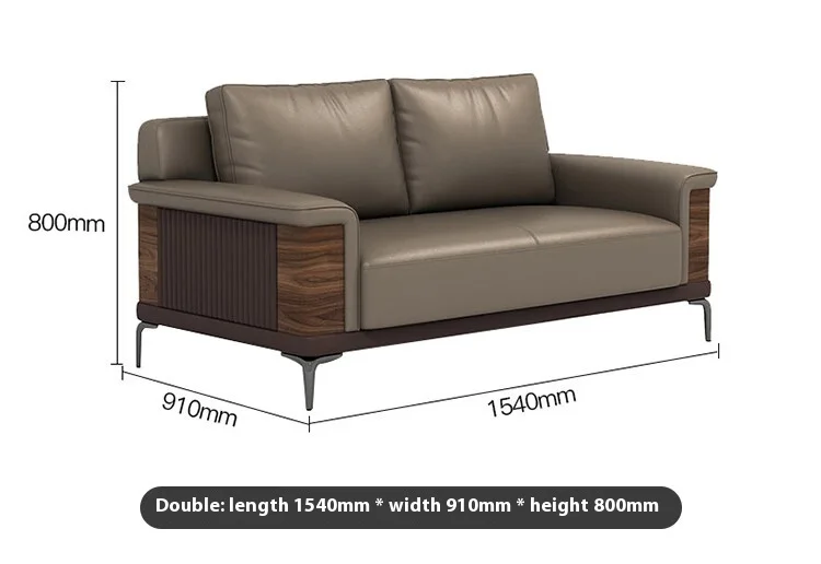 Best Price Modern Modular Office Room Furniture Foldable PU Leather Sofa Coffee Table Set Simple and Stylish