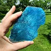 Losa de apatita azul oscuro