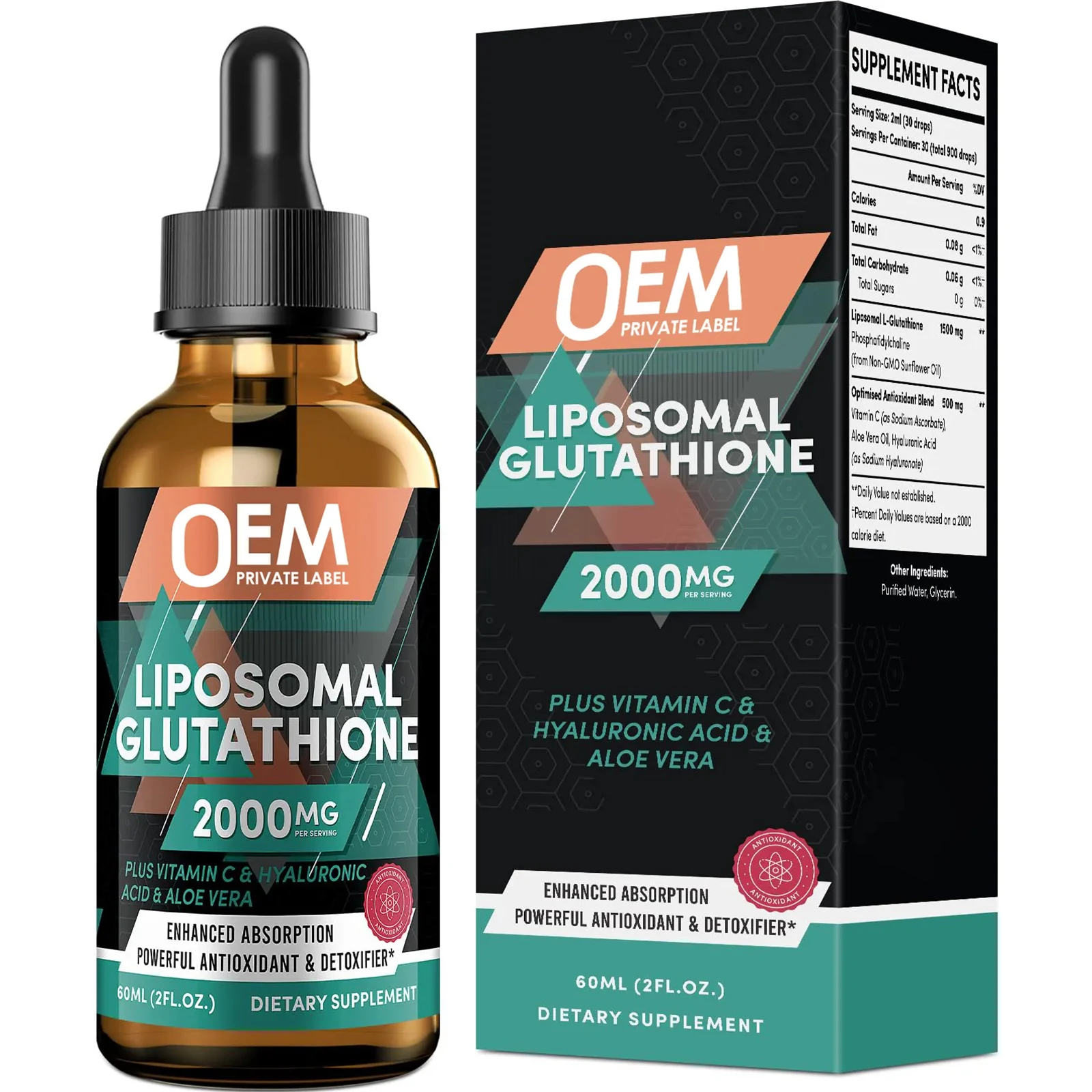 glutathione vs reduced glutathione Liposomal Glutathione (1.7 fl oz)